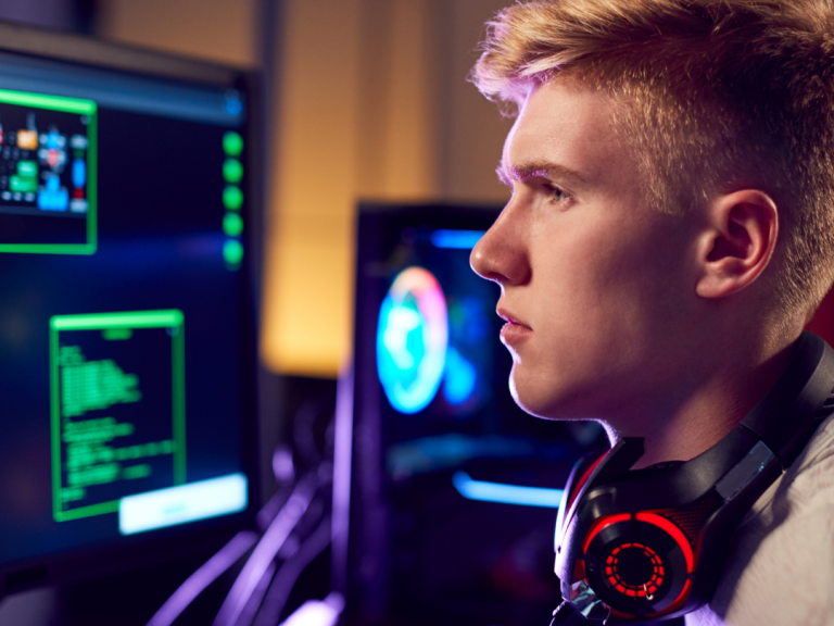 hängt vor PC